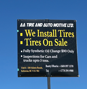 AA Tire and Auto Motive