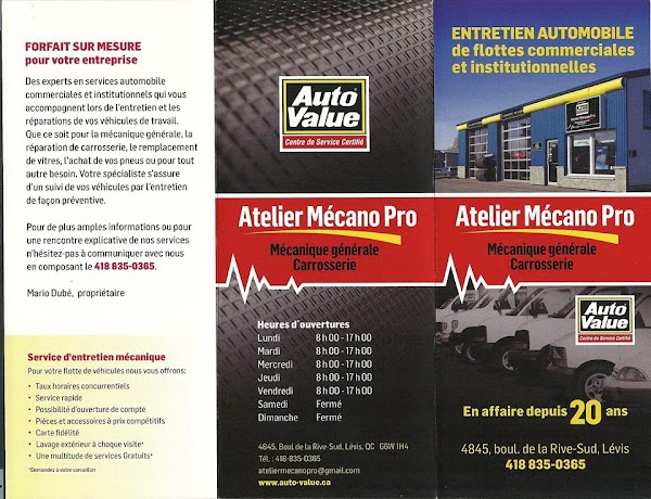 Atelier Mecano Pro Enr.