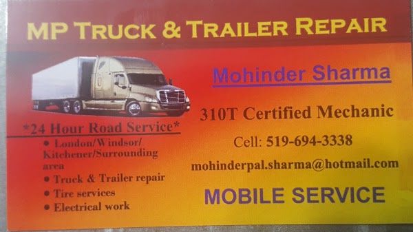 MP Mobile Truck & Trailer Repair (Mohinder Sharma)