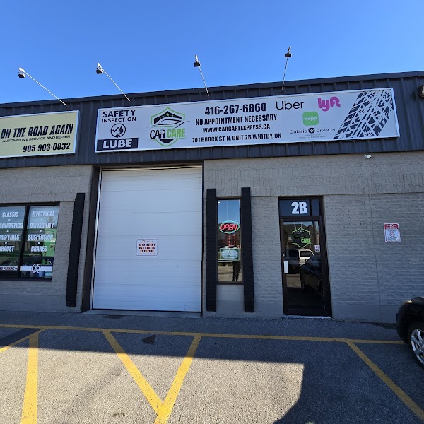 Car Care Whitby (Uber/Lyft/Turo, Ministry Safety + Lube + Service+ Oil Change)